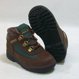 TIMBERLAND 16837 Toddler BrownOliver FIELD BOOT beef &Broccoli water resistant